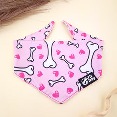 Bandana Flydog Tie On Pink Bones