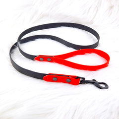 Lesă Colorful DUO Red & Black