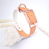 Zgardă Flydog Colorful Duo Sand and White