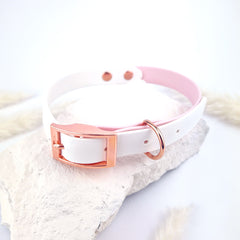 Zgardă Flydog Colorful Duo Mauve and White