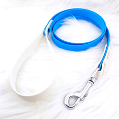 Lesă Colorful DUO Blue & White