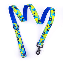 Lesă Designer Blue Cubism