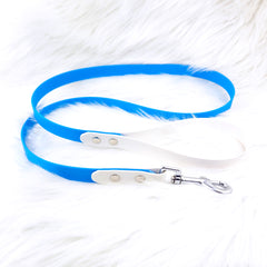 Lesă Colorful DUO Blue & White