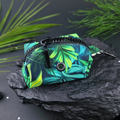Flydog Luxury Poop & Treat Bag Monstera