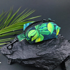 Flydog Luxury Poop & Treat Bag Monstera
