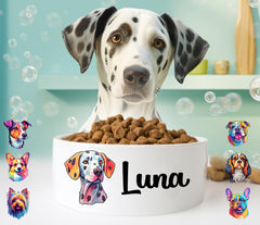 Bol Ceramică Personalizată Colorful Dog