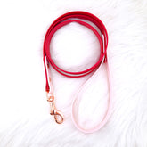 Lesă Colorful DUO Cherry Red & Lila