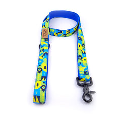 Lesă Designer Blue Cubism