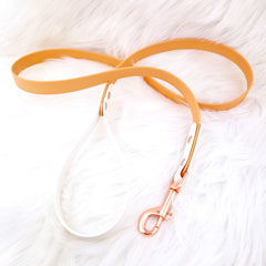 Lesă Colorful DUO Sand & White