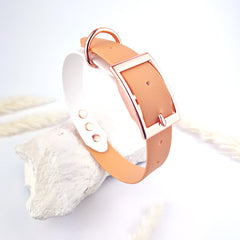 Zgardă Flydog Colorful Duo Sand and White