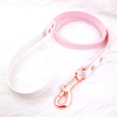 Lesă Colorful DUO Mauve & White