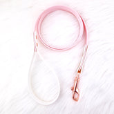 Lesă Colorful DUO Mauve & White