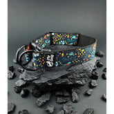 Designer Heavy - Dark Flowers Black