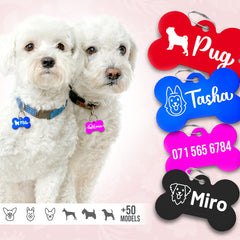 Flydog Medalioane Bone Tag Silhouette