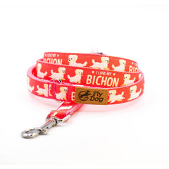 Lesă Designer Red Bischon