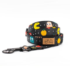 Lesă Designer Black Pacman