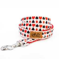 Flydog Designer Red Poker Leash