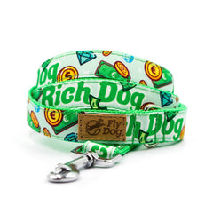 Lesă Flydog Designer Green Rich Dog