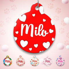 Flydog Medalion Personalizat Designer Red