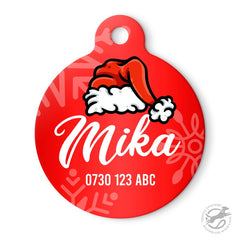 Set Designer Red Santa Dog