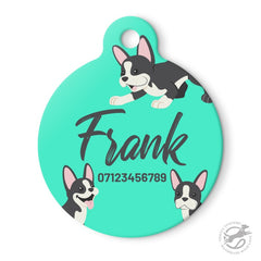 Set Designer Green Boston Terrier