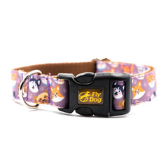 Designer Lila Dog Heads