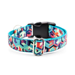 Designer Blue 3D Cubism