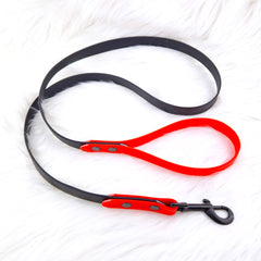 Lesă Colorful DUO Red & Black