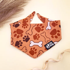 Bandana Flydog Tie On Brown Paws