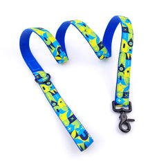 Lesă Designer Blue Cubism