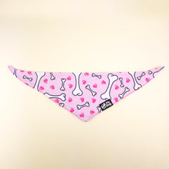 Bandana Flydog Tie On Pink Bones