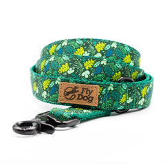 Designer Leash Green Leaf 