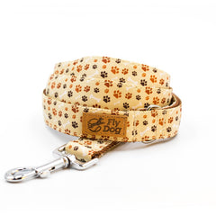 Lesă Flydog Designer Brown Paws