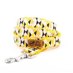 Lesă Flydog Designer Yellow Abstract Triangles