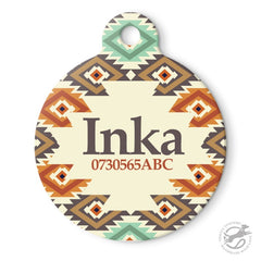 Set Designer Brown Aztec Pattern