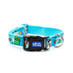 Designer Blue Christmas Doodle