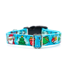 Designer Blue Christmas Doodle