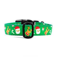 Designer Green Christmas Santa